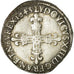 Münze, Frankreich, Louis XIII, 1/4 Écu à la croix, 1/4 Ecu, 1643, Bordeaux