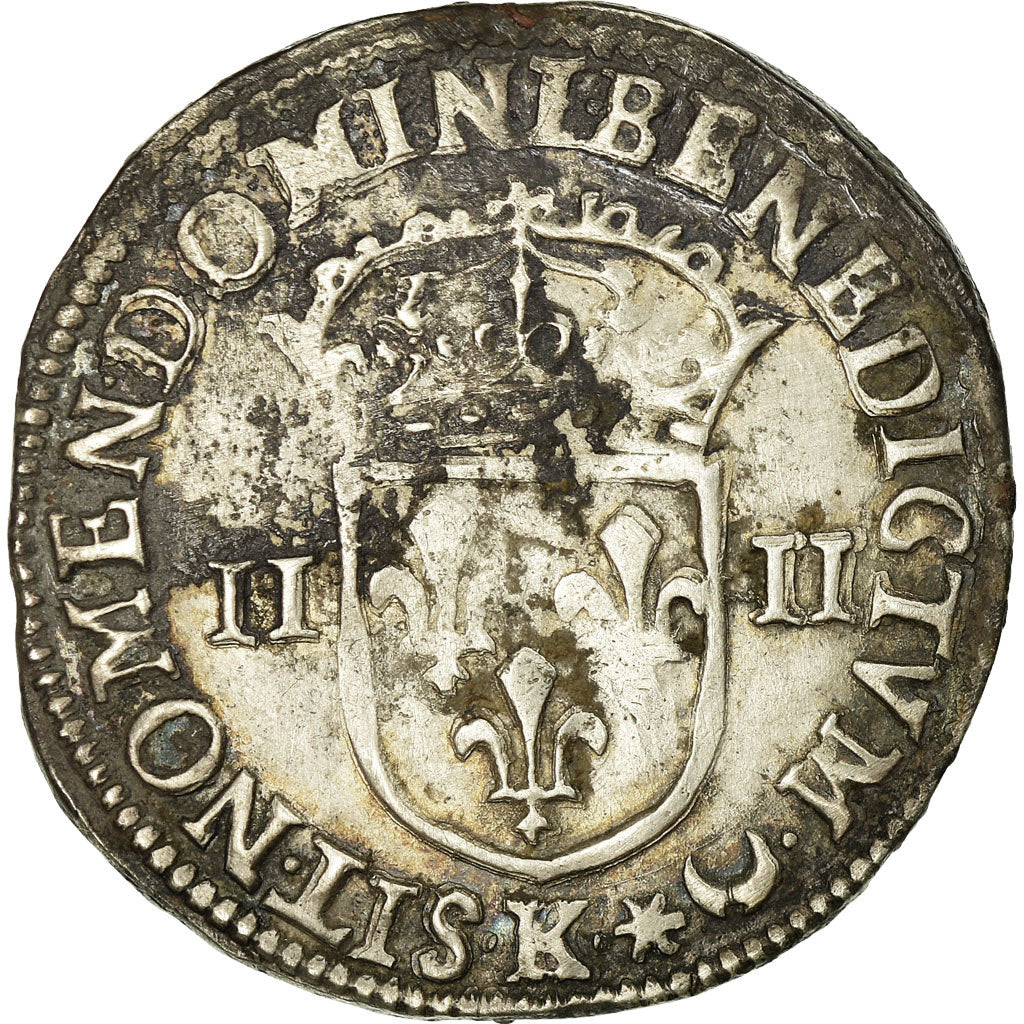 Münze, Frankreich, Louis XIII, 1/4 Écu à la croix, 1/4 Ecu, 1643, Bordeaux