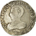 Munten, Frankrijk, Charles IX, Teston, 1563, Bordeaux, FR+, Zilver, Sombart:4602