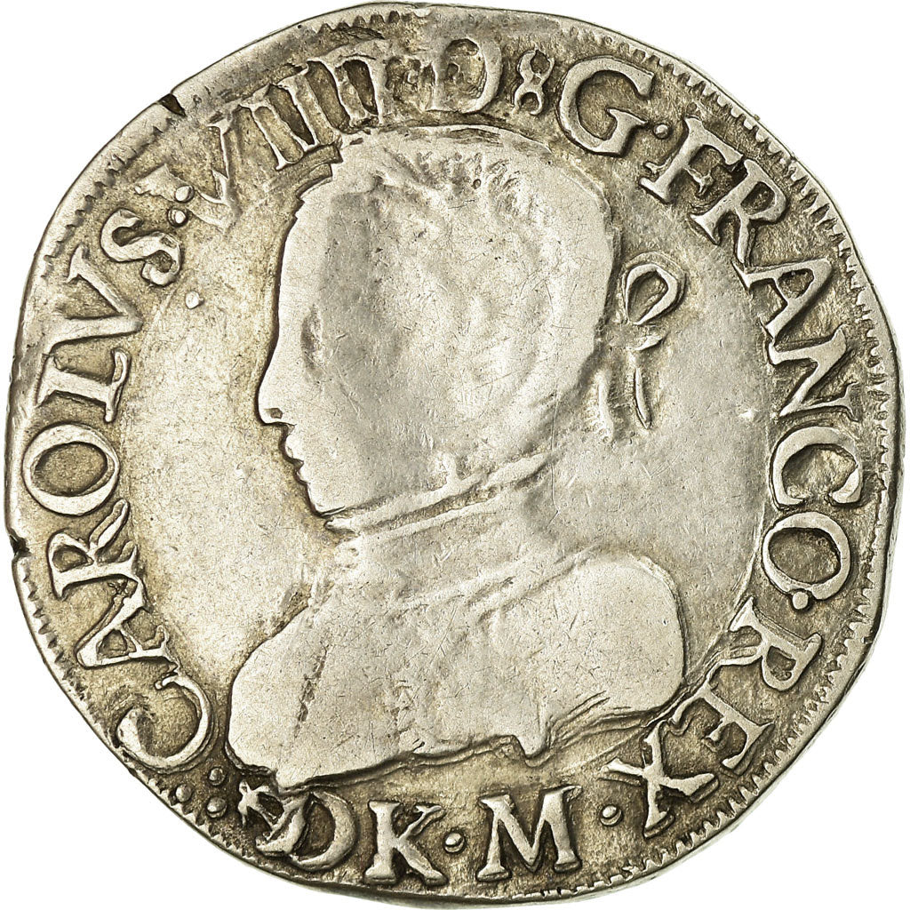 Monnaie, France, Charles IX, Teston, 1566, Bordeaux, TB+, Argent, Sombart:4602