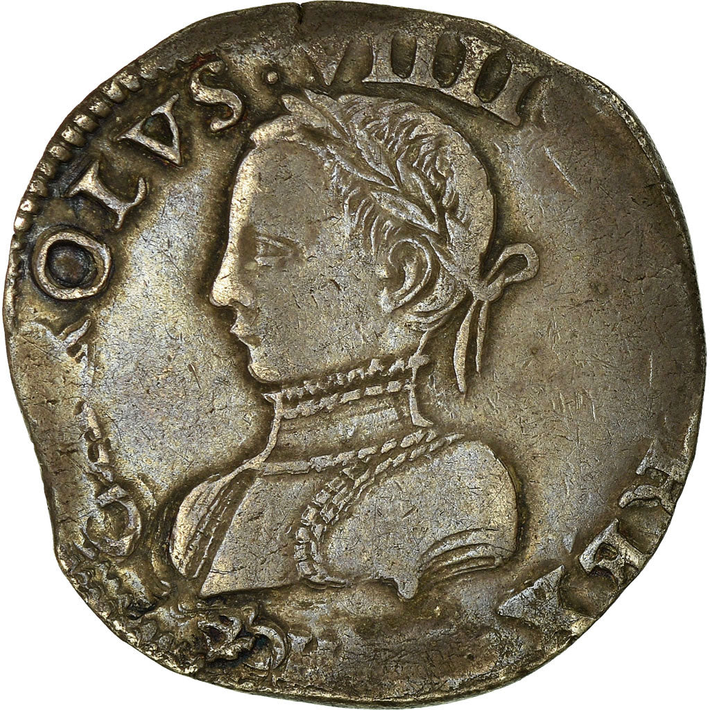Coin, France, Charles IX, Teston, 1563, Bordeaux, EF(40-45), Silver