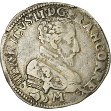 Coin, France, Teston, 1559, Bordeaux, EF(40-45), Silver, Sombart:4566