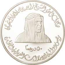 United Arab Emirates, 50 Dirhams, 1996, Proof, Silver, KM:21