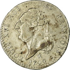 Moneda, Francia, Louis XVI, 15 Sols, 1792, Lille, MBC, Plata, Gadoury:36