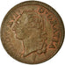 Moneta, Francja, Louis XVI, Sol ou sou, Sol, 1789, Bordeaux, EF(40-45), Miedź