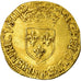 Moeda, França, Henri III, Ecu d'or, 1578, EF(40-45), Dourado, Duplessy:1121 A