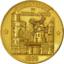 França, Medal, Moulin Rouge et Jardins de Paris à OLLER, 1899, Roedel, MS(63)