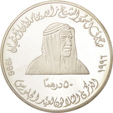United Arab Emirates, 50 Dirhams, 1996, Proof, Silver, KM:22