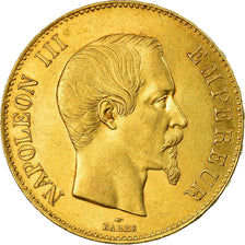 Moneta, Francja, Napoleon III, Napoléon III, 100 Francs, 1858, Paris