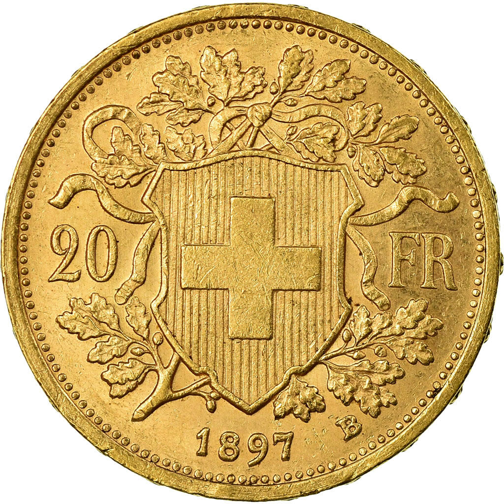 Moneda, Suiza, 20 Francs, 1897, Bern, EBC, Oro, KM:35.1