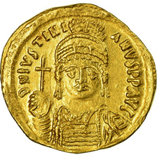 Moneda, Justinian I, Solidus, 545-565, Constantinople, EBC, Oro, Sear:140