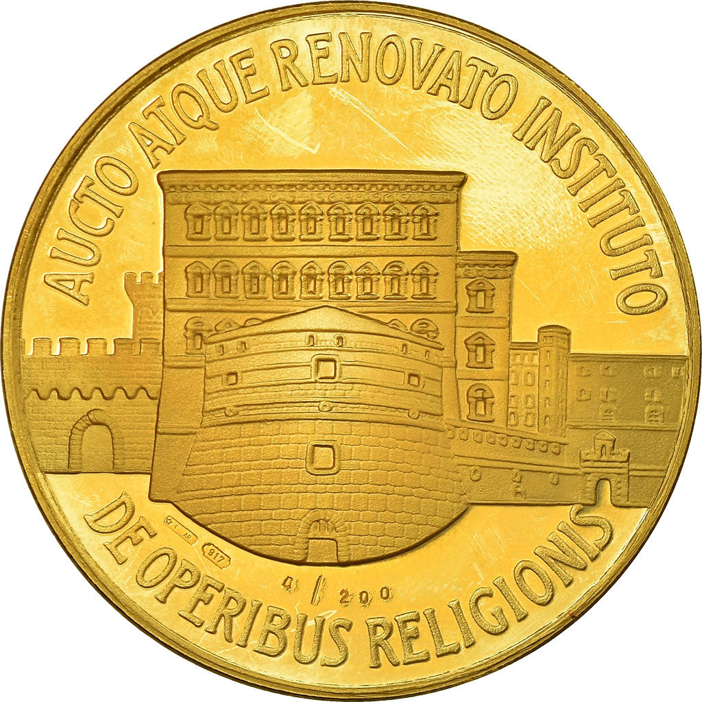 Vatican, Medal, Instituto per le Opere di Religione, Jean-Paul II, 2000, Gold