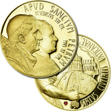 Vatican, Medal, 80e Anniversaire de l'Etat de la Cité, 2009, Fusco, MS(63)
