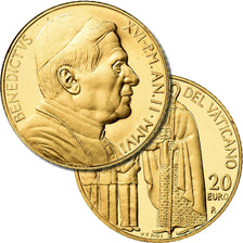 Vatican, Pape Benoit XVI, 20 Euro, La confirmation, 2006, MS(65-70), Gold
