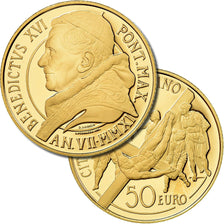 Vatican, Pape Benoit XVI, 50 Euro, La Crucifixion de St Pierre, 2011, MS(65-70)