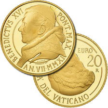 Vatican, Pape Benoit XVI, 20 Euro, La Crucifixion de St Pierre, 2011, MS(65-70)