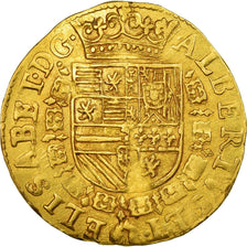 Monnaie, Pays-Bas espagnols, Flandre, 2 Albertins, 1601, Anvers, TTB, Or