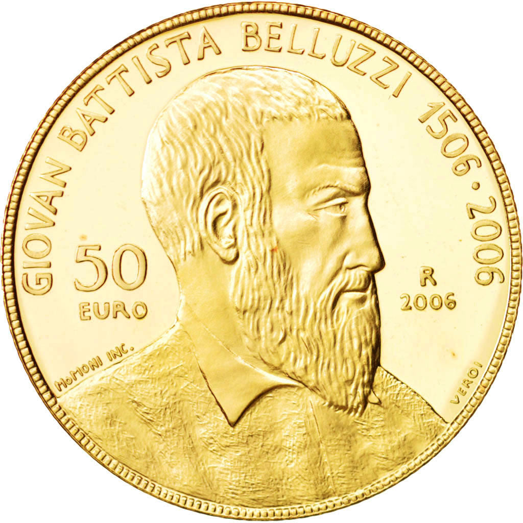 Coin, San Marino, 50 Euro, 2006, MS(65-70), Gold, KM:480