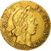 Moeda, França, Louis XIV, Louis d'or à la mèche longue, Louis d'Or, 1651, La