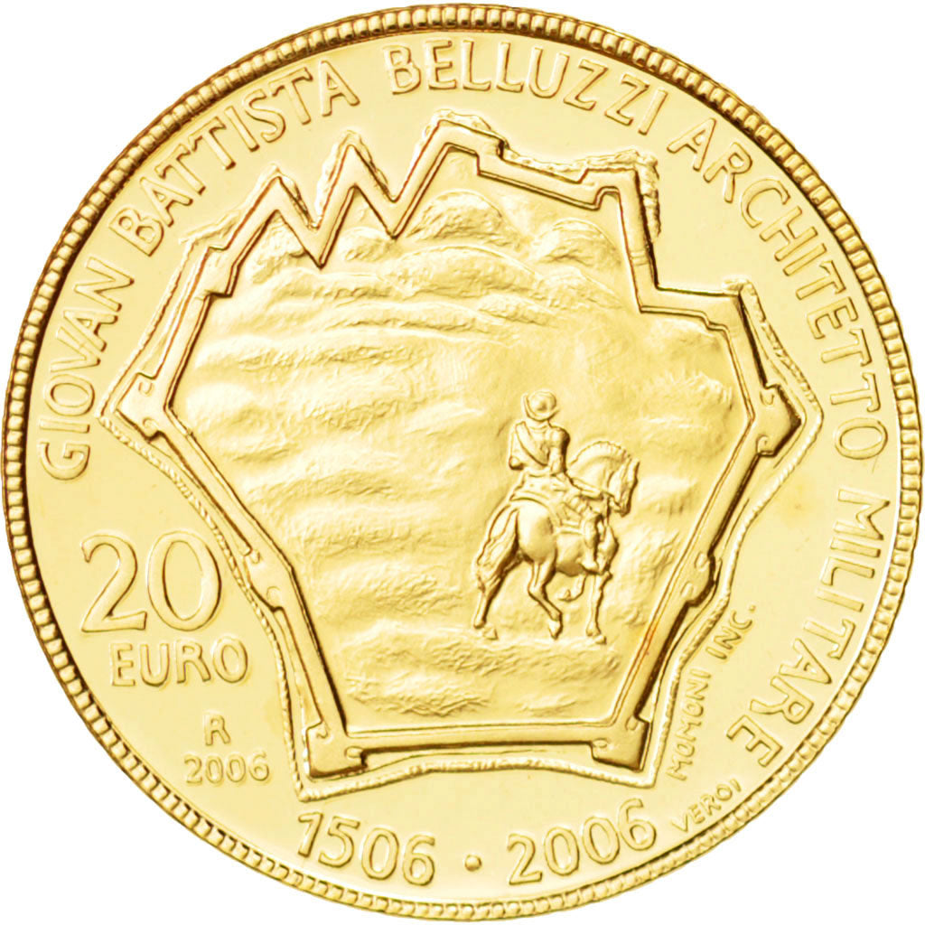 San Marino, 20 Euro, 2006, Belluzzi, Proof, Gold, KM:479