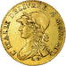 Coin, ITALIAN STATES, PIEDMONT REPUBLIC, 20 Francs, An 10, Marengo, AU(50-53)