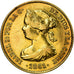 Moneda, España, Isabel II, 20 Réales, 1861, Madrid, MBC, Oro, KM:610
