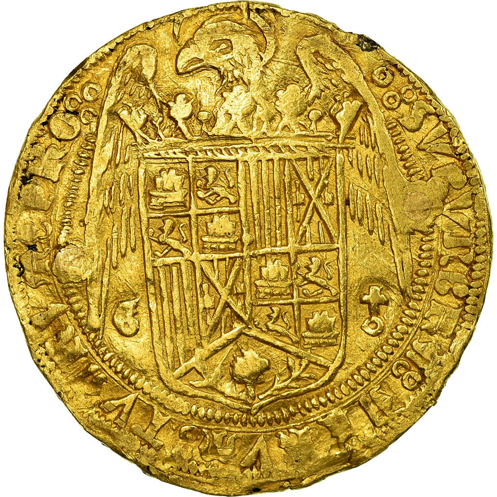 Coin, Spain, Castille and Leon, Ferdinand V and Isabel Ist, Doble Excelente