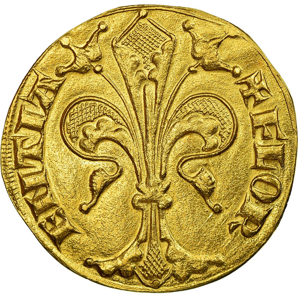 Coin, ITALIAN STATES, TUSCANY, Florin, Florence, Restrike, MS(63), Gold