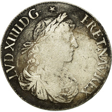 Münze, Frankreich, Louis XIV, Écu au buste juvénile, Ecu, 1665, Rennes, SGE+