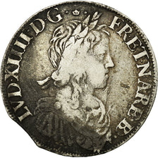 Moneta, Francja, Louis XIV, Écu de Béarn à la mèche longue, Ecu, 1660