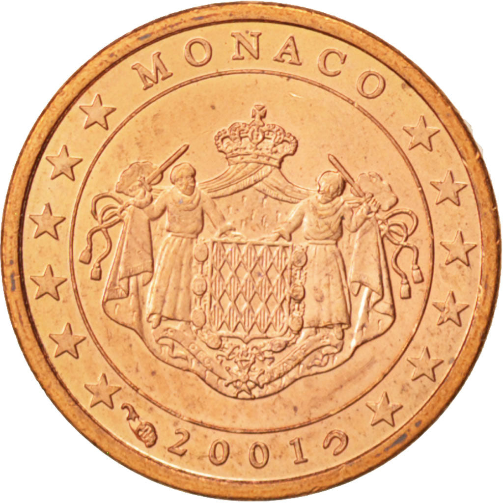 Monaco, Euro Cent, 2001, KM:167