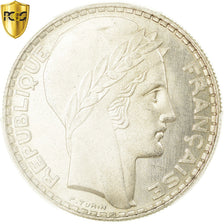 Monnaie, France, Turin, 20 Francs, 1933, Paris, PCGS, MS65, Argent, Gadoury:852