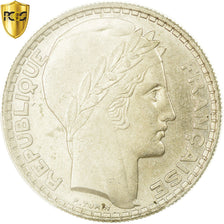 Coin, France, Turin, 20 Francs, 1929, Paris, PCGS, MS63, Silver, KM:879, graded