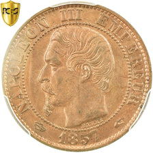 Coin, France, Napoleon III, 5 Centimes, 1857, Paris, PCGS MS64RB