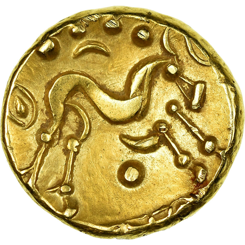 Coin, Ambiani, Stater, MS(60-62), Gold, Delestrée:240