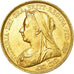 Coin, Great Britain, Victoria, 5 Pounds, 1893, MS(60-62), Gold, KM:787