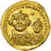 Moeda, Heraclius, Solidus, 616-625, Constantinople, AU(55-58), Dourado, Sear:738