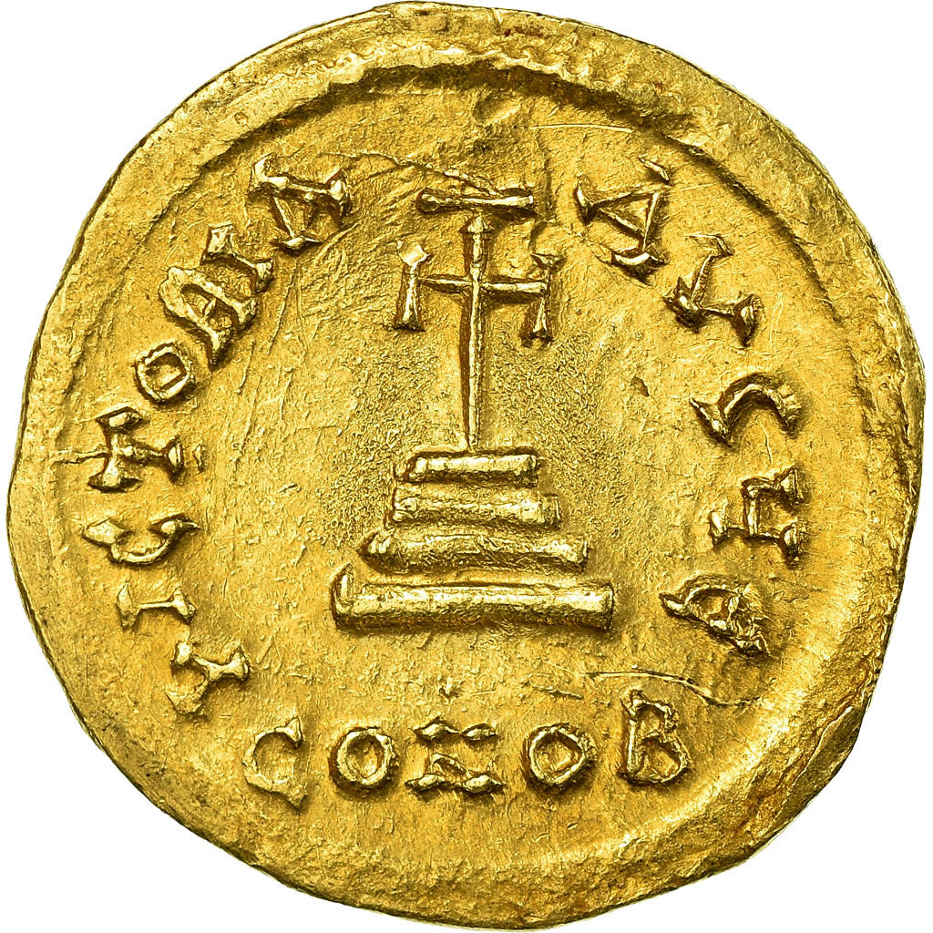 Coin, Heraclius, Solidus, 616-625, Constantinople, AU(55-58), Gold, Sear:738