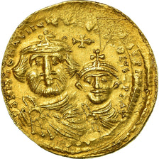 Coin, Heraclius, Solidus, 616-625, Constantinople, EF(40-45), Gold, Sear:738