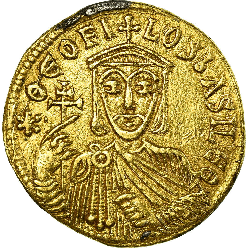 Coin, Theophilus, Solidus, Constantinople, EF(40-45), Gold, Sear:1653