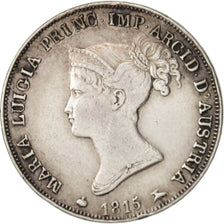 Coin, ITALIAN STATES, PARMA, Maria Luigia, Lira, 1815, EF(40-45), Silver, KM:28