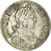 Moneta, Francia, Louis XIV, Écu à la mèche longue, Ecu, 1647, La Rochelle