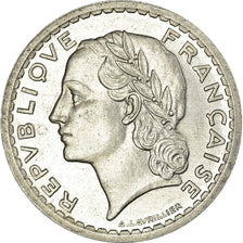 Münze, Frankreich, Lavrillier, 5 Francs, 1945, ESSAI, VZ, Aluminium, KM:E89