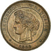 Coin, France, Cérès, 10 Centimes, 1884, Paris, AU(50-53), Bronze, KM:815.1