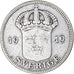 Coin, Sweden, Gustaf V, 50 Öre, 1919, EF(40-45), Silver, KM:788