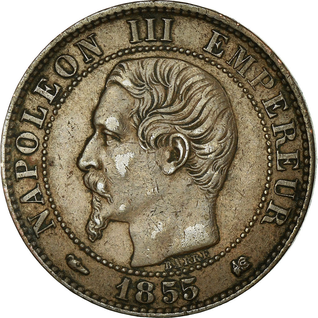 Monnaie, France, Napoleon III, Napoléon III, 5 Centimes, 1855, Bordeaux, TTB