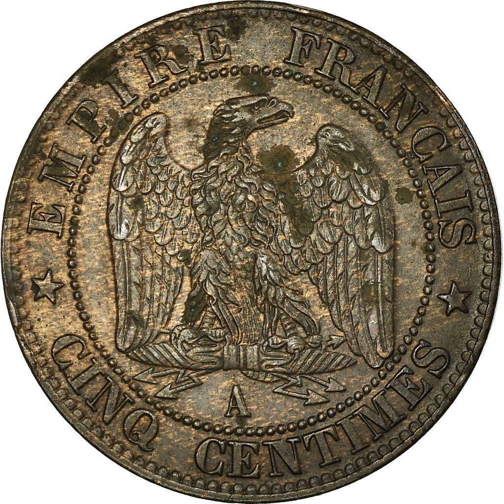Munten, Frankrijk, Napoleon III, Napoléon III, 5 Centimes, 1853, Paris, ZF+