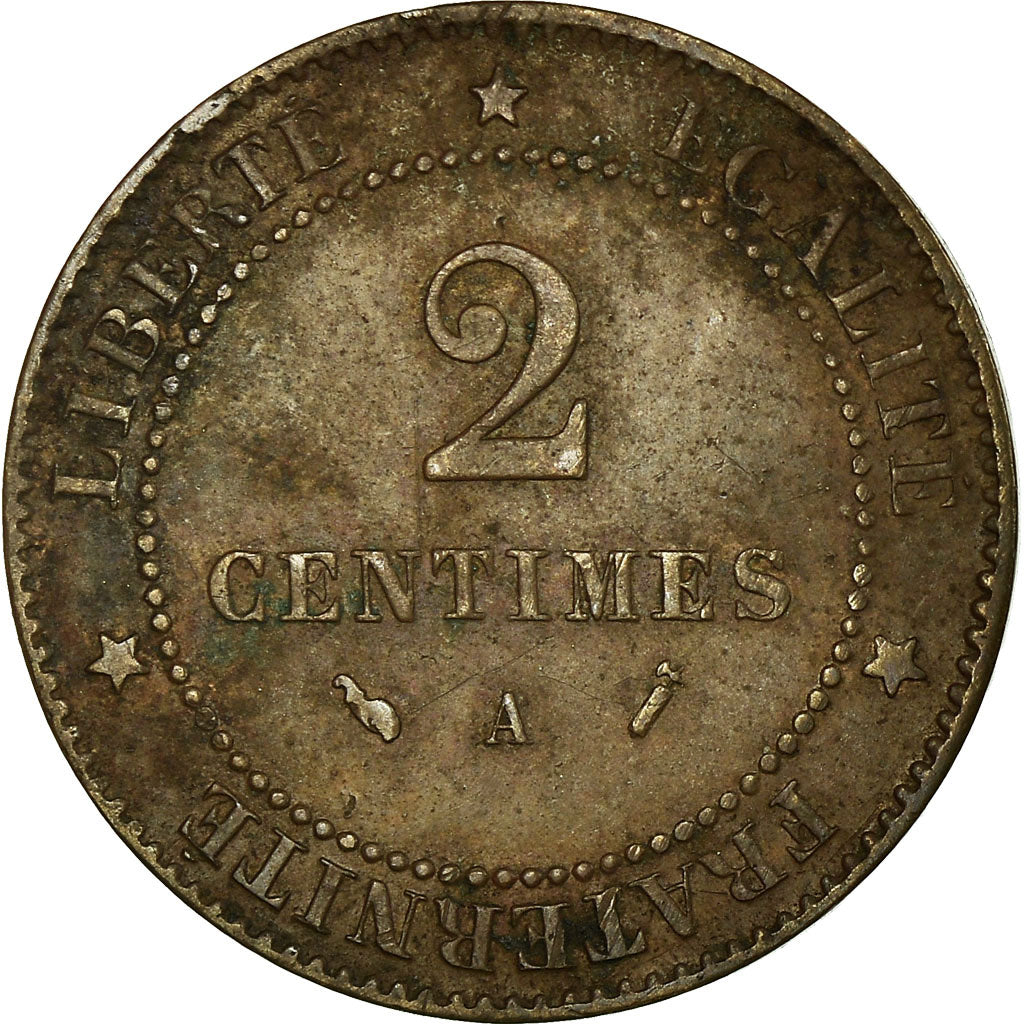 Coin, France, Cérès, 2 Centimes, 1894, Paris, EF(40-45), Bronze, KM:827.1