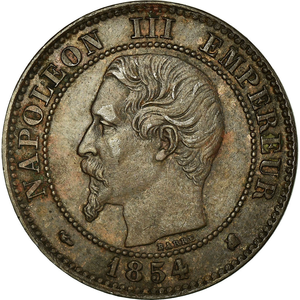 Moneta, Francja, Napoleon III, Napoléon III, 2 Centimes, 1854, Bordeaux