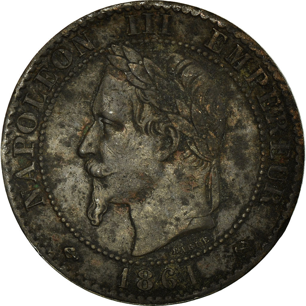 Coin, France, Napoleon III, Napoléon III, 2 Centimes, 1861, Bordeaux